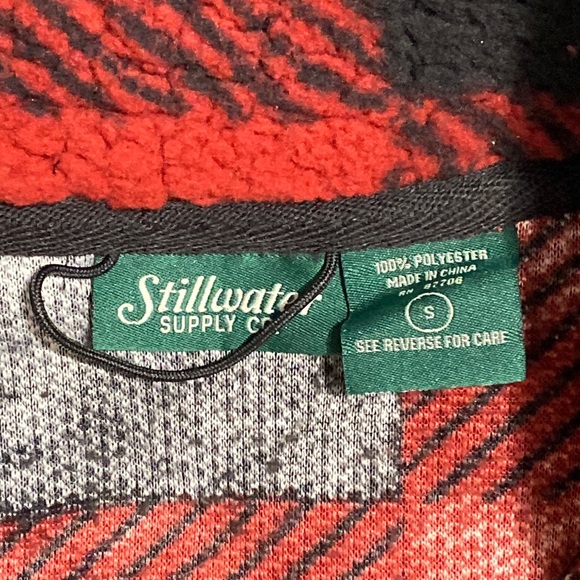 1️⃣2️⃣Buffalo plaid fuzzy fleece pullover - Picture 5 of 5